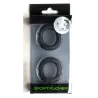 Sport Fucker Lot de 2 Cockrings Ready Rings Noirs